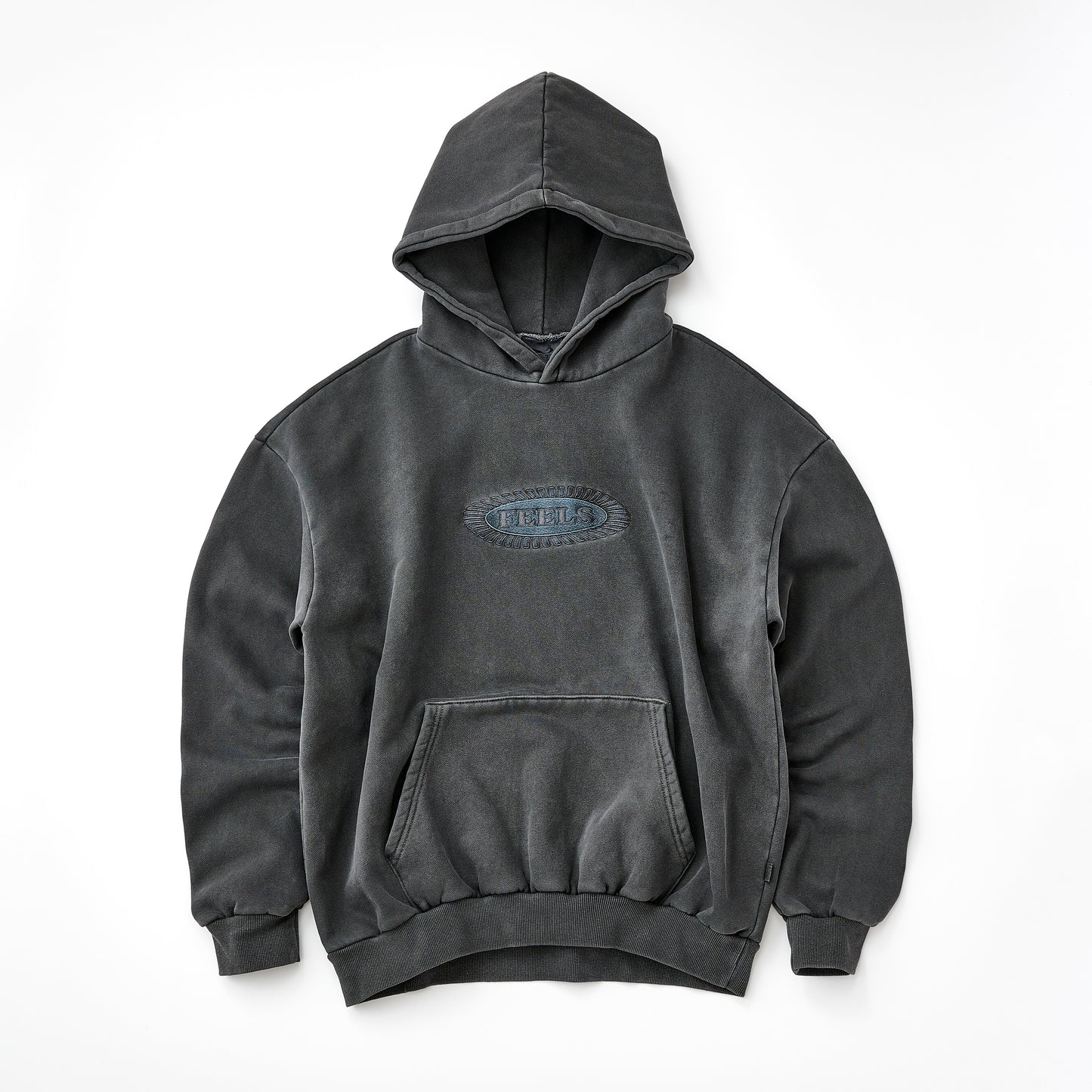 PIGMENT DYE HOODIE BLACK