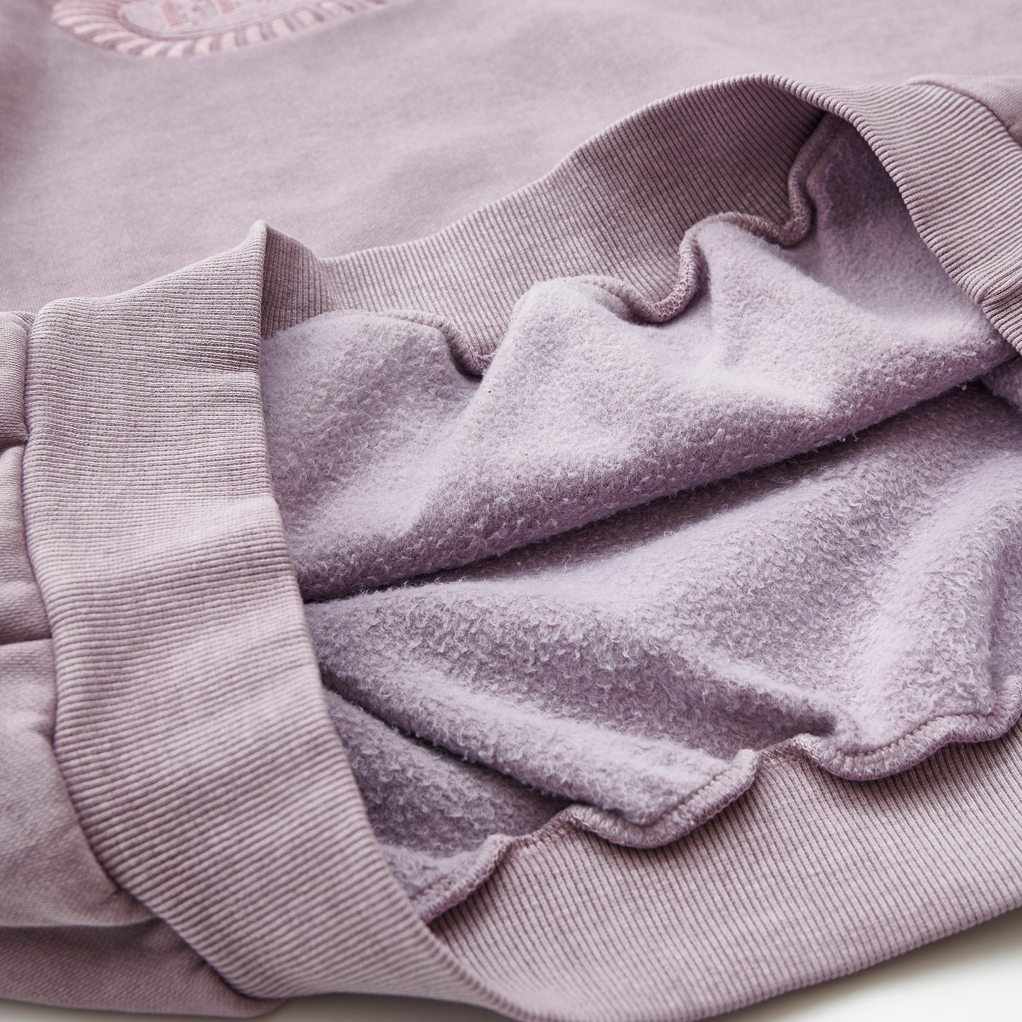 PIGMENT DYE HOODIE PINK BEIGE