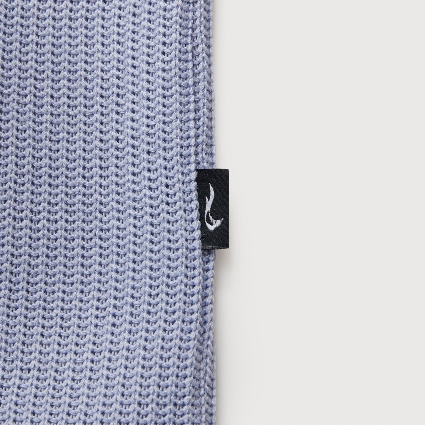 THERMAL ZIP UP HOODIE LIGHT BLUE