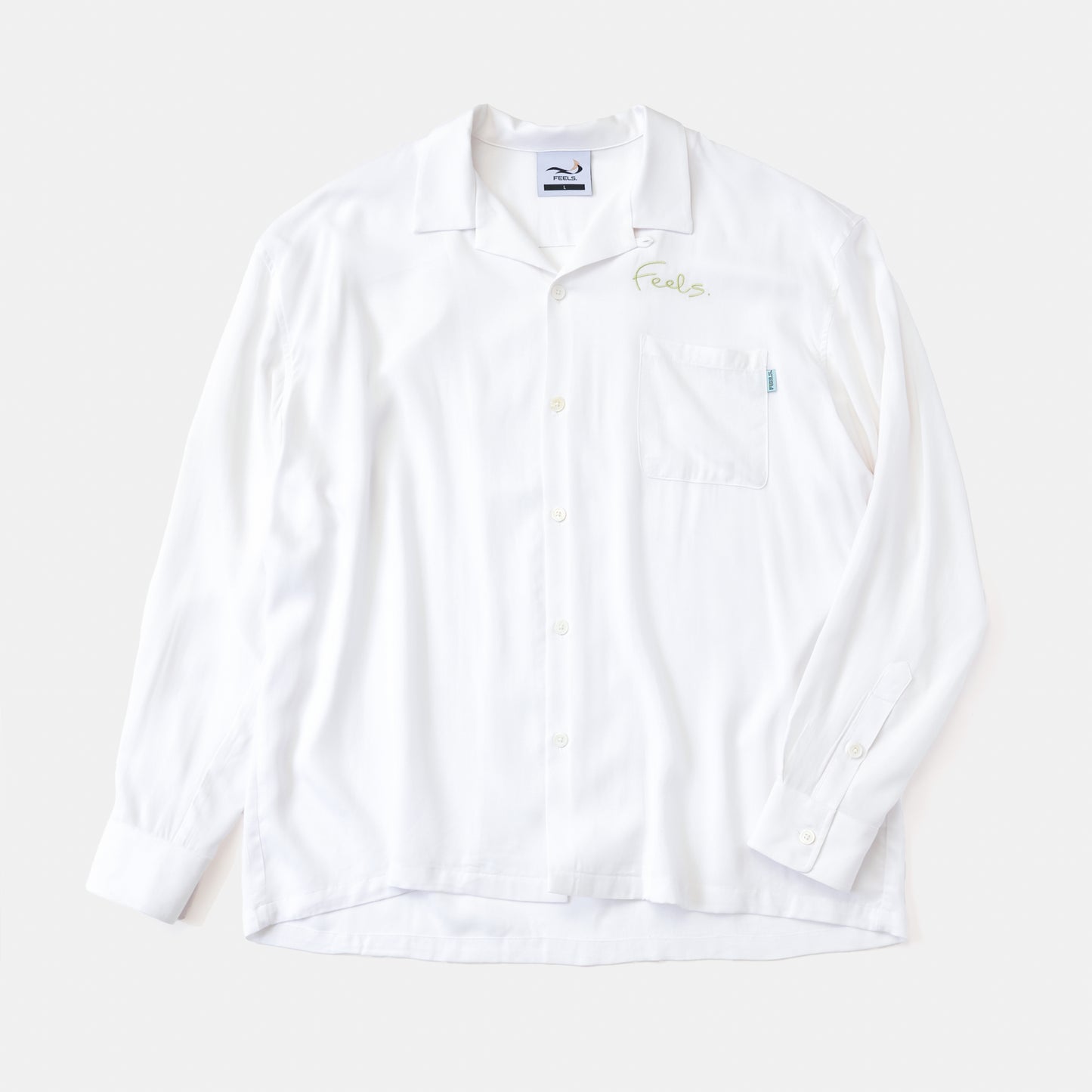 RAYON SHIRT WHITE "DRESS CODE LINE"