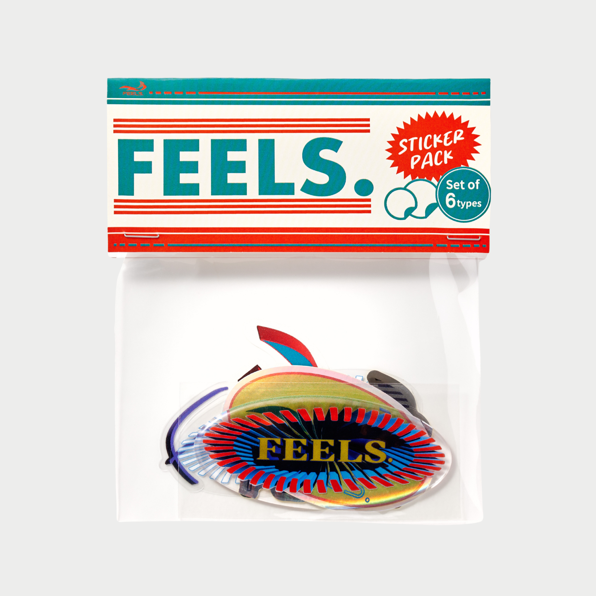STICKER PACK Set of 6types – FEELS.