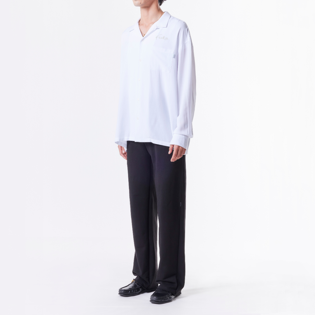 RAYON SHIRT WHITE "DRESS CODE LINE"
