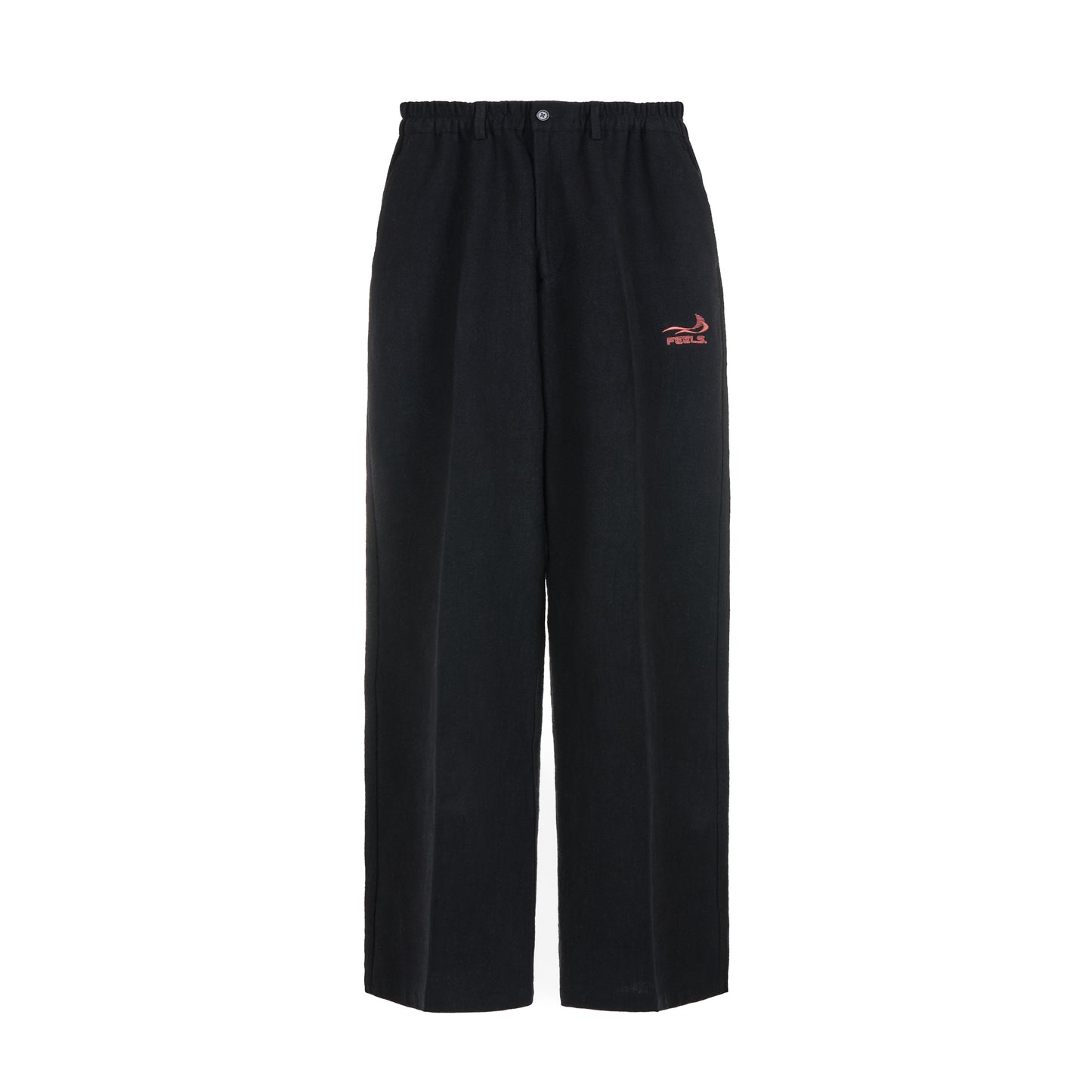 LINEN SLACKS BLACK
