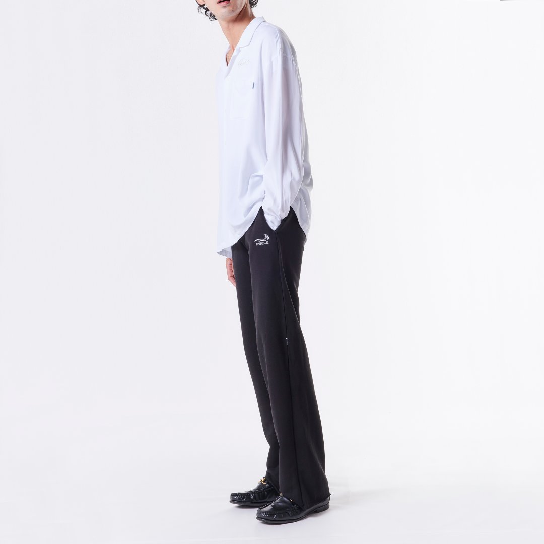RAYON SHIRT WHITE "DRESS CODE LINE"