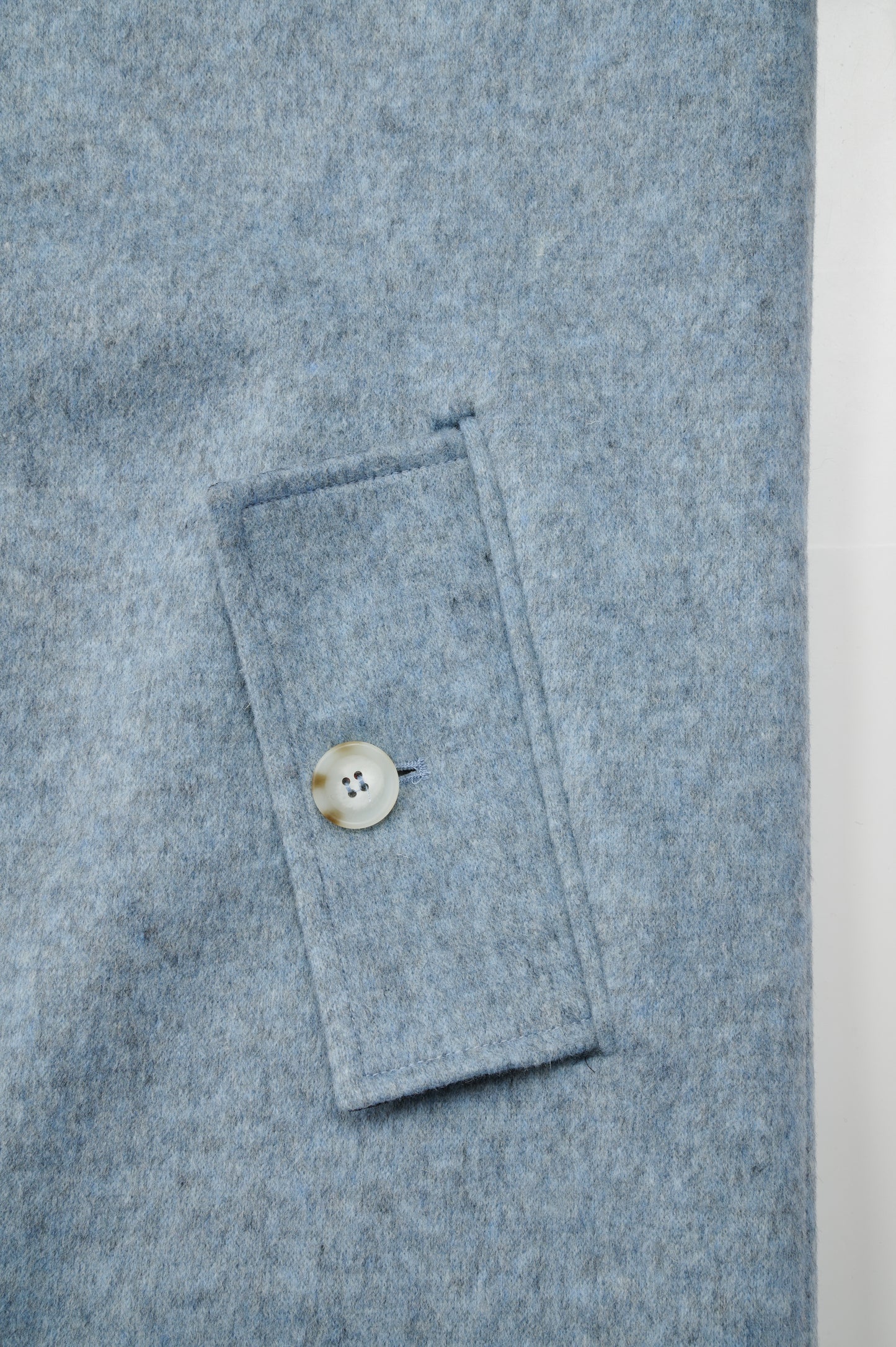 OVERSIZED WOOL COAT LIGHT BLUE