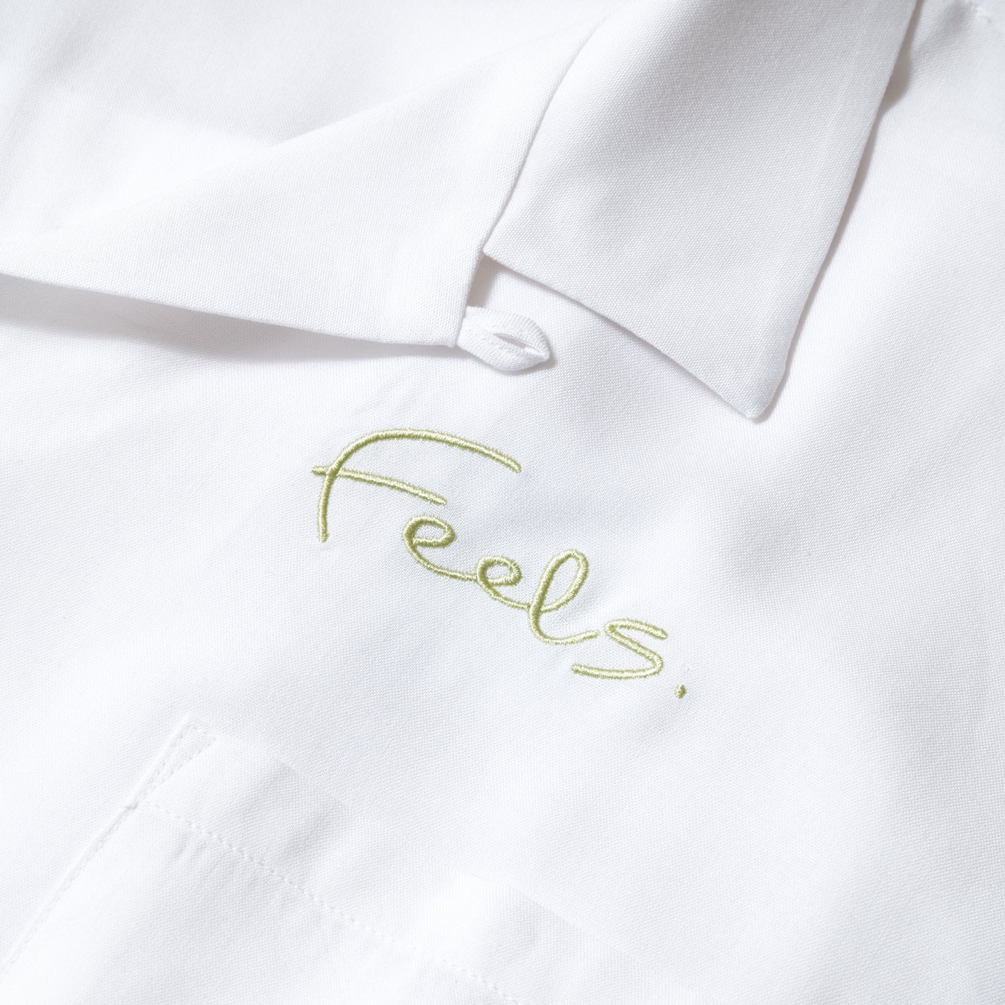 RAYON SHIRT WHITE "DRESS CODE LINE"