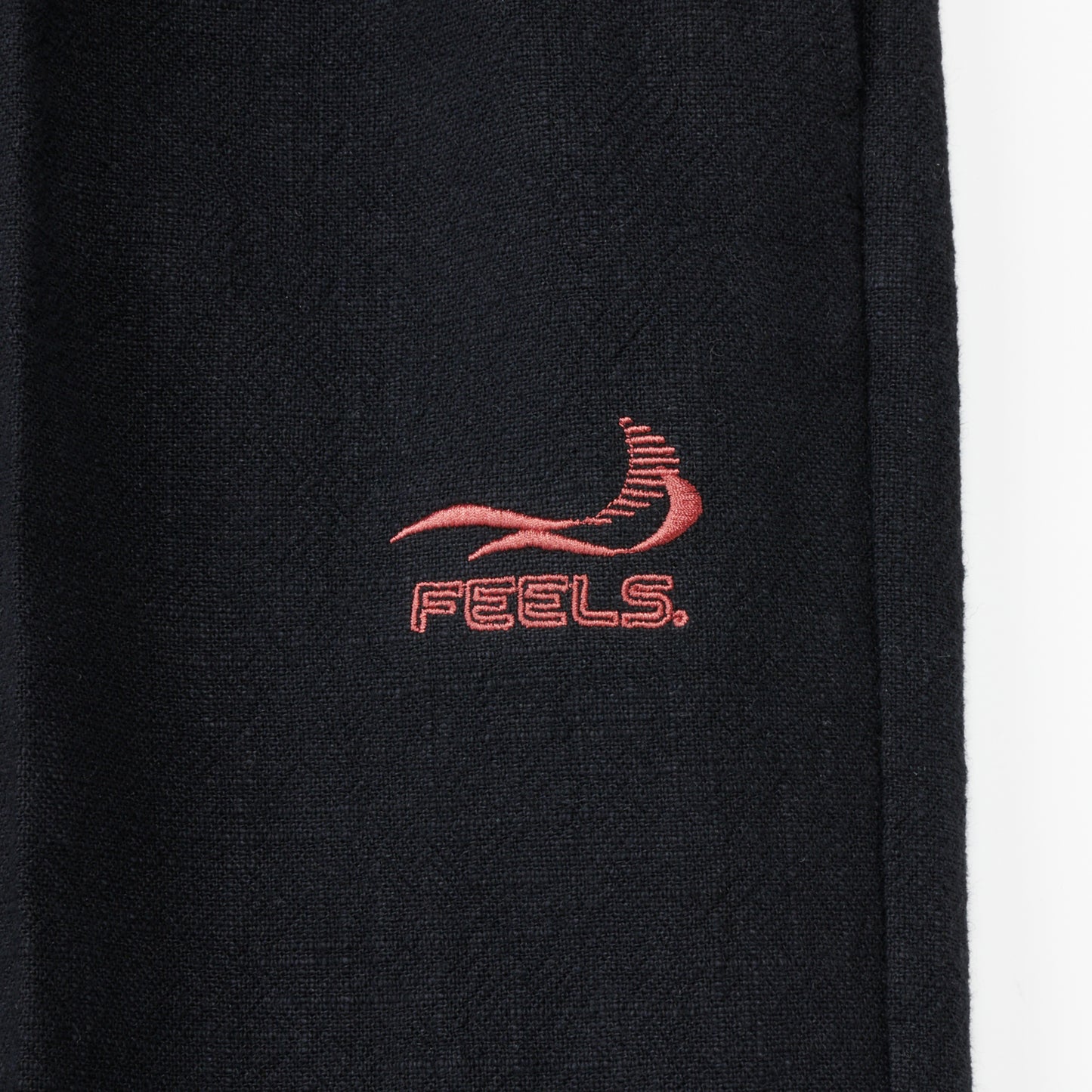 LINEN SLACKS BLACK