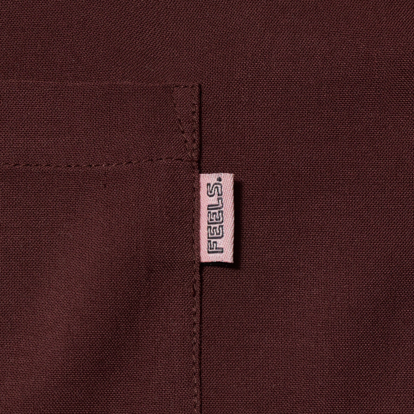 RAYON SHIRT BROWN "DRESS CODE LINE"
