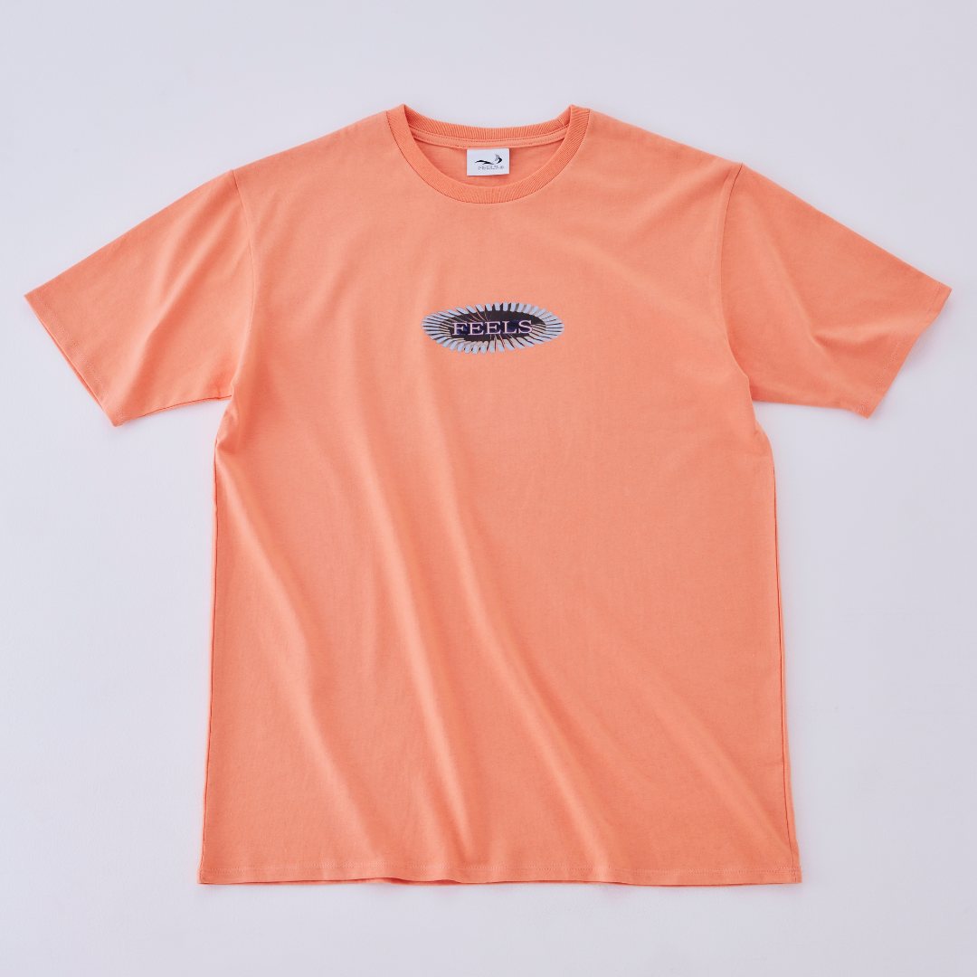 CLASSIC COLORED T-SHIRT CORAL ORANGE – FEELS. CLASSIC COLORED T-SHIRT CORAL ORANGE – FEELS.