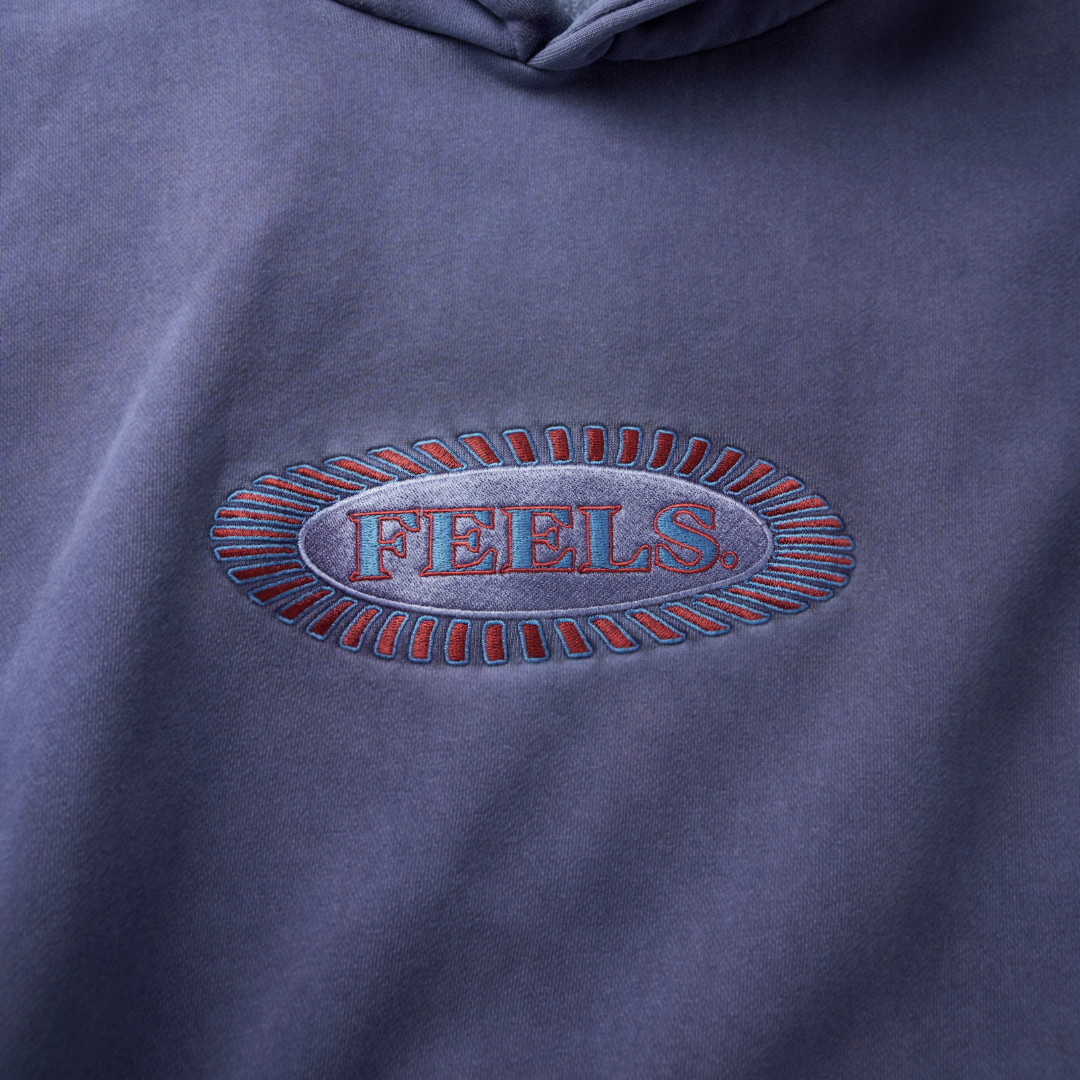 PIGMENT DYE HOODIE NAVY