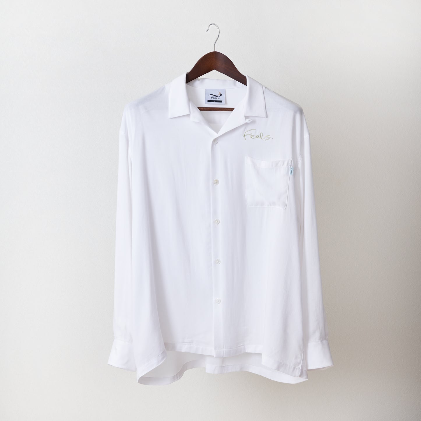 RAYON SHIRT WHITE "DRESS CODE LINE"