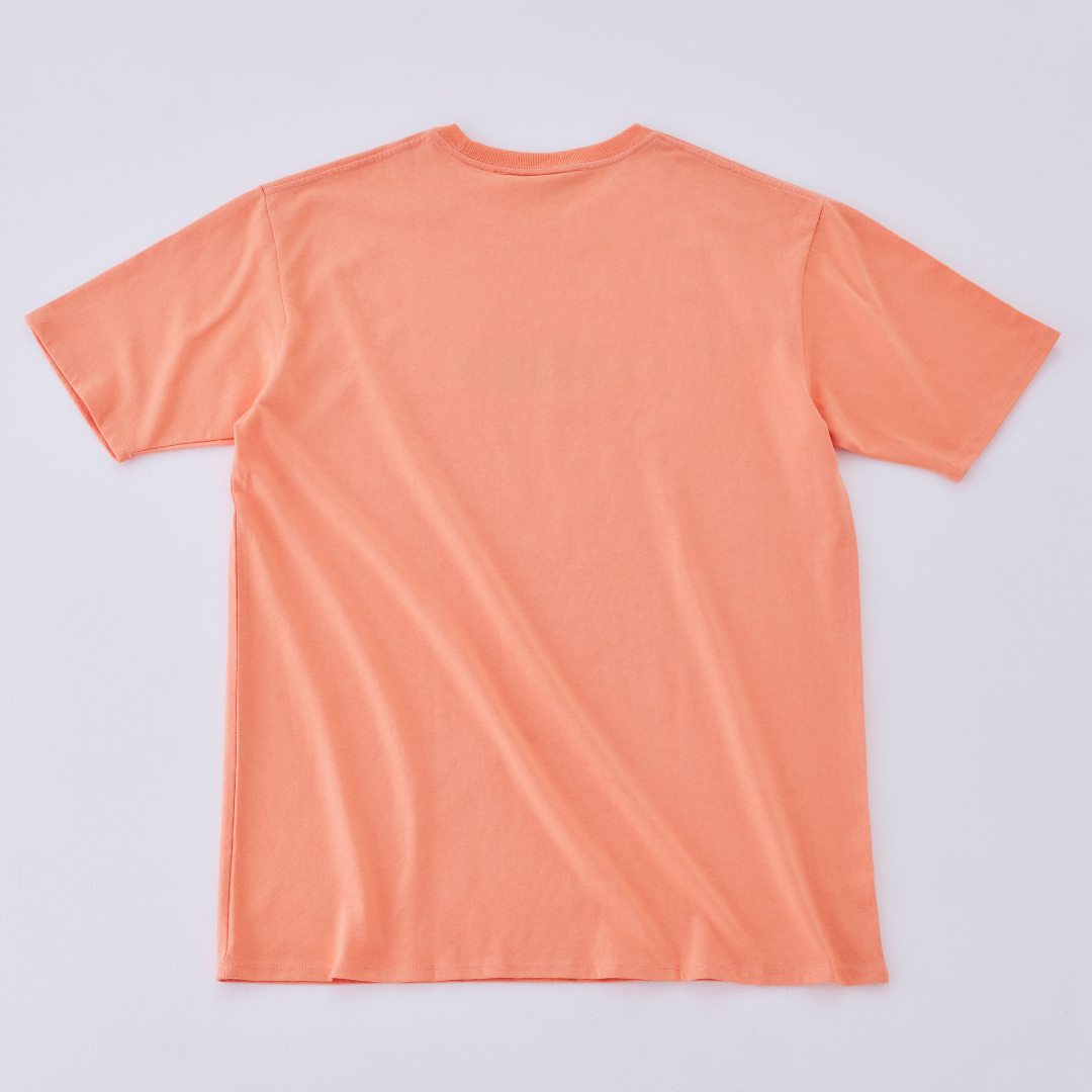 CLASSIC COLORED T-SHIRT CORAL ORANGE