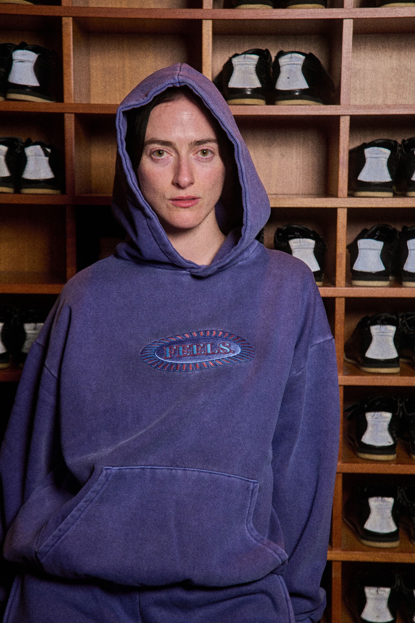 PIGMENT DYE HOODIE NAVY