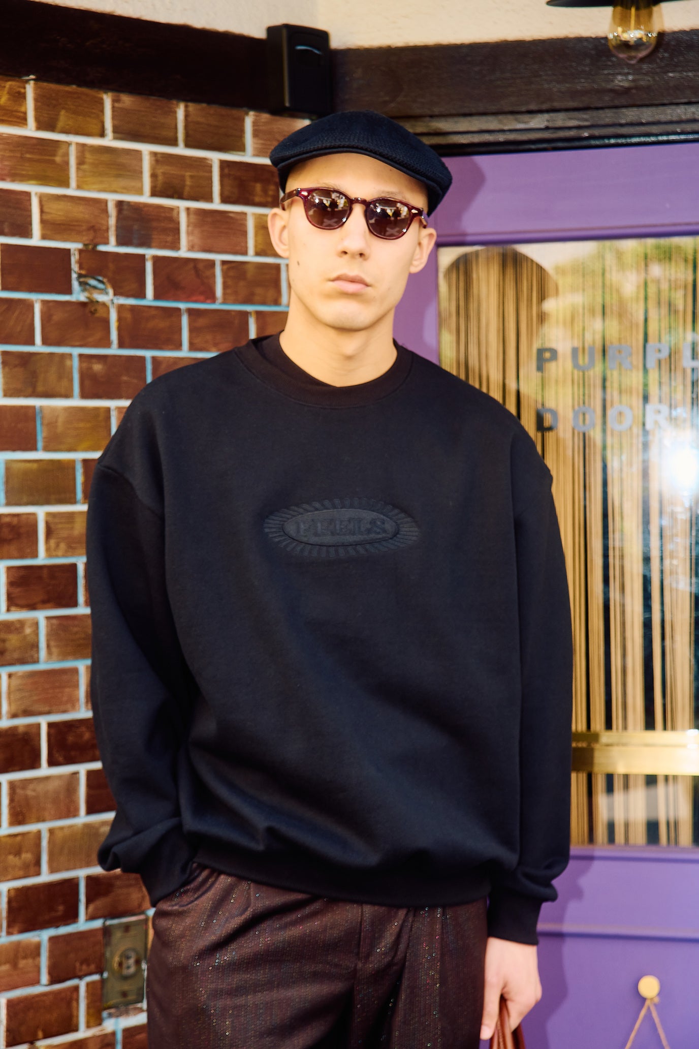 CREWNECK SWEATSHIRT BLACK