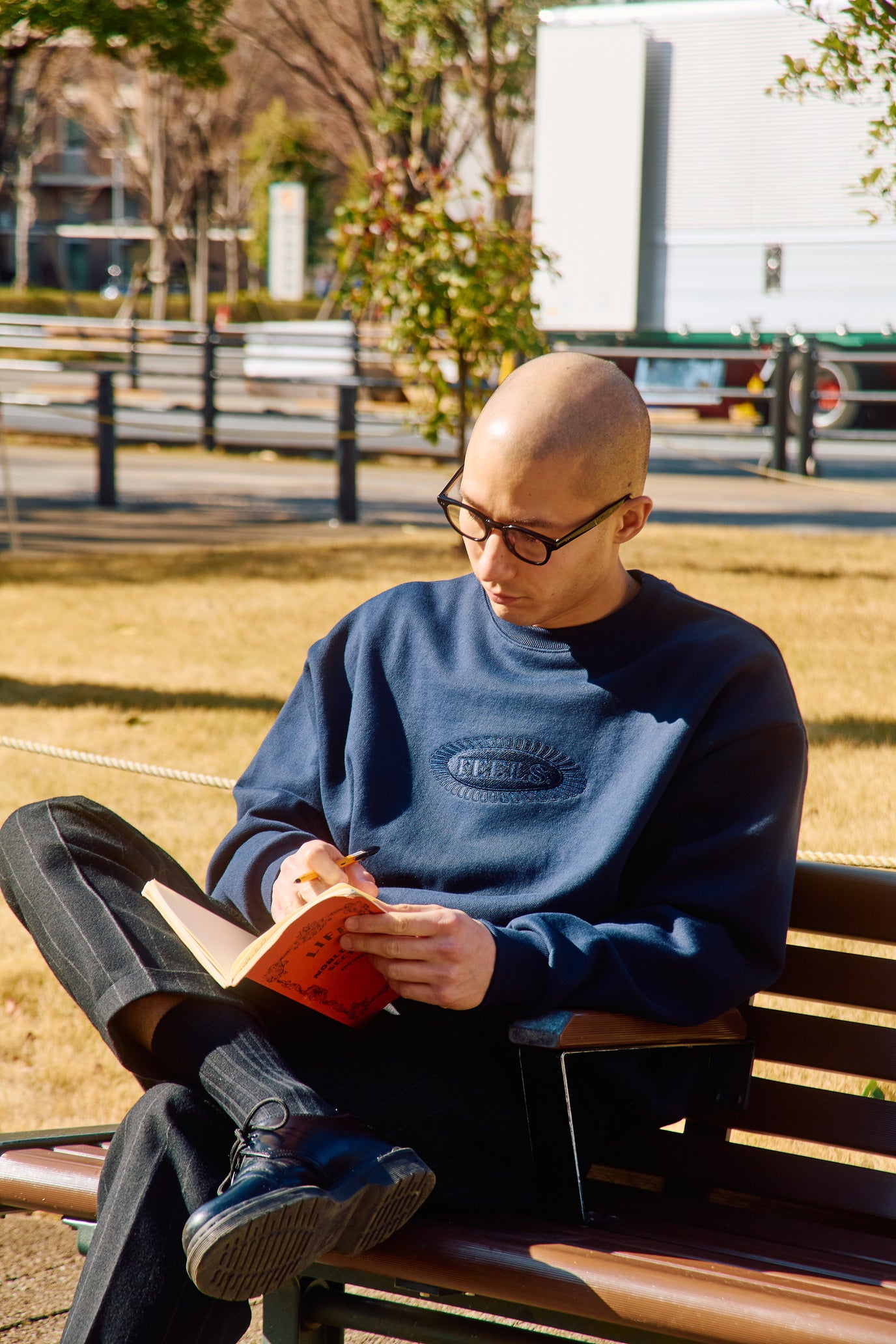 CREWNECK SWEATSHIRT NAVY