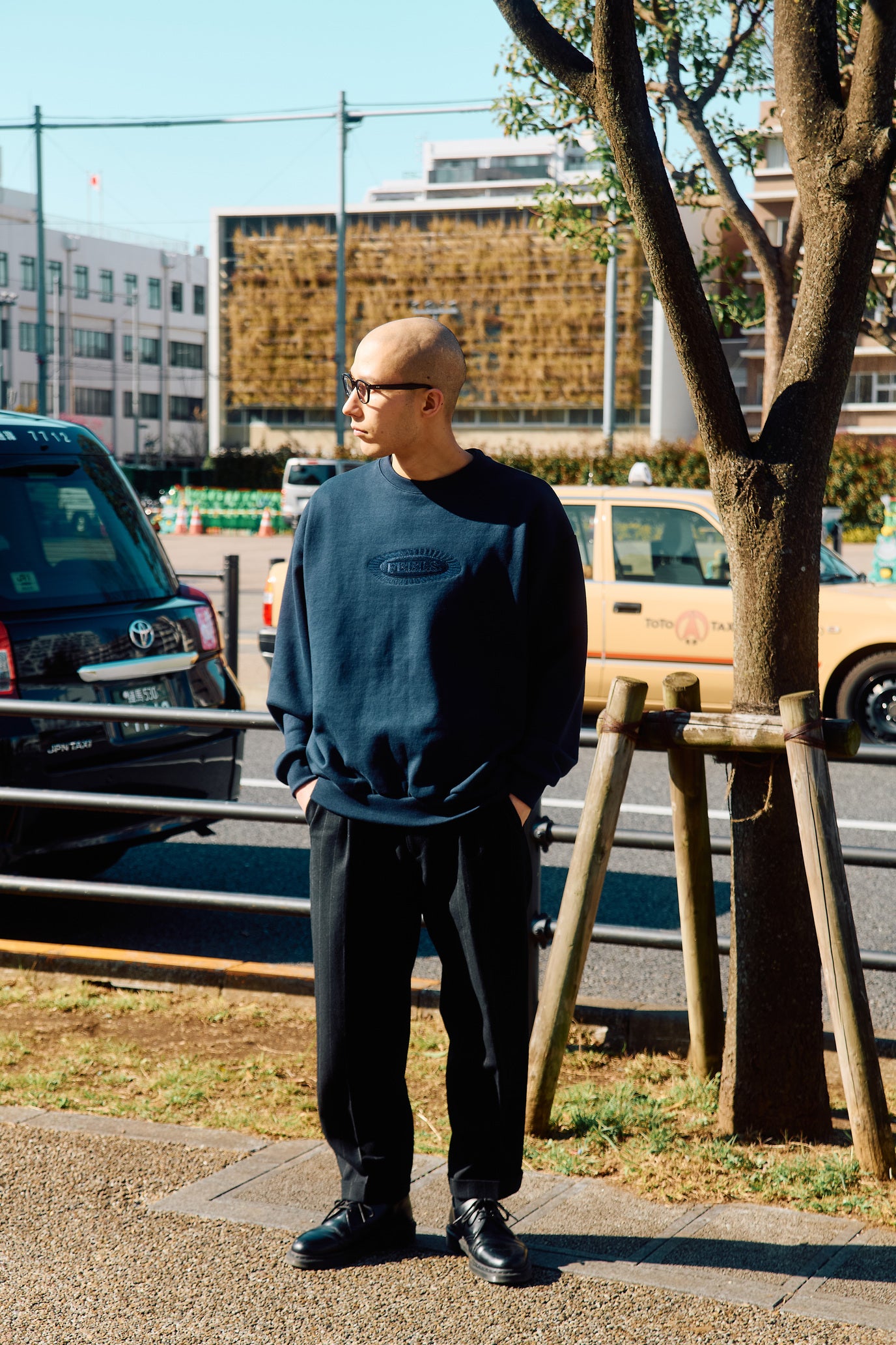 CREWNECK SWEATSHIRT NAVY