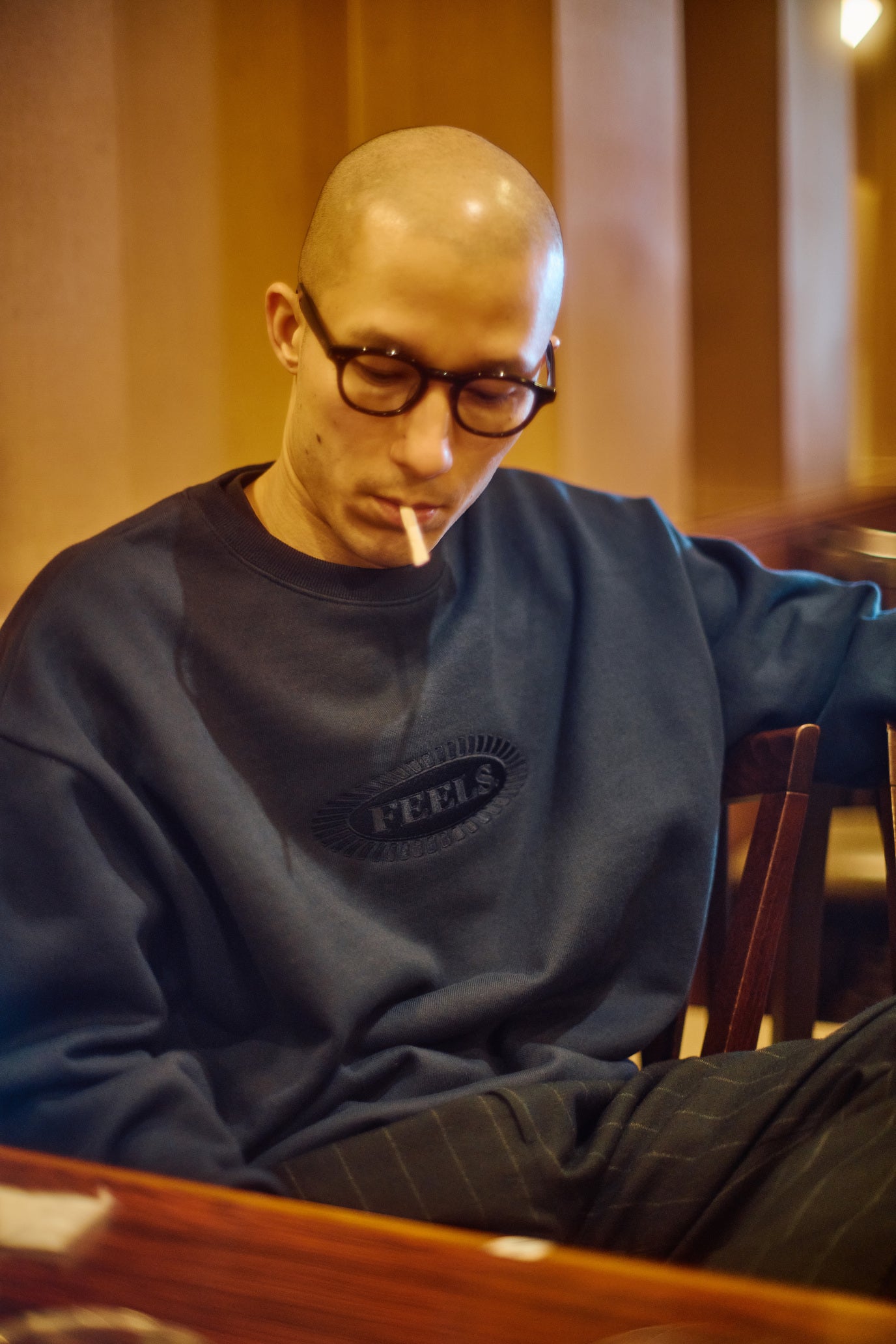 CREWNECK SWEATSHIRT NAVY