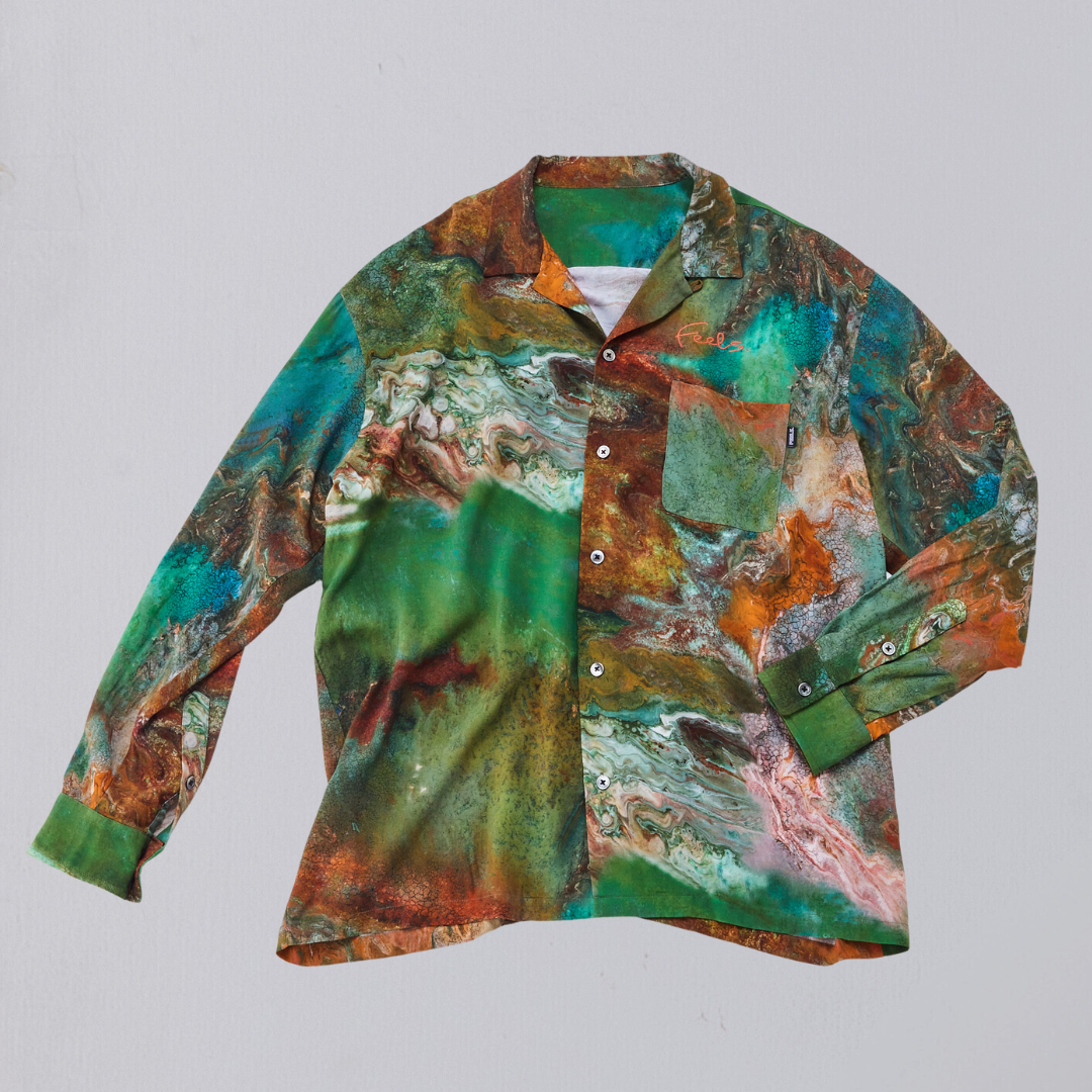 Feels. RAYON SHIRT DRESS CODE LINE 上杉柊平 RAYON SHIRT PLANET EXCLUSIVE