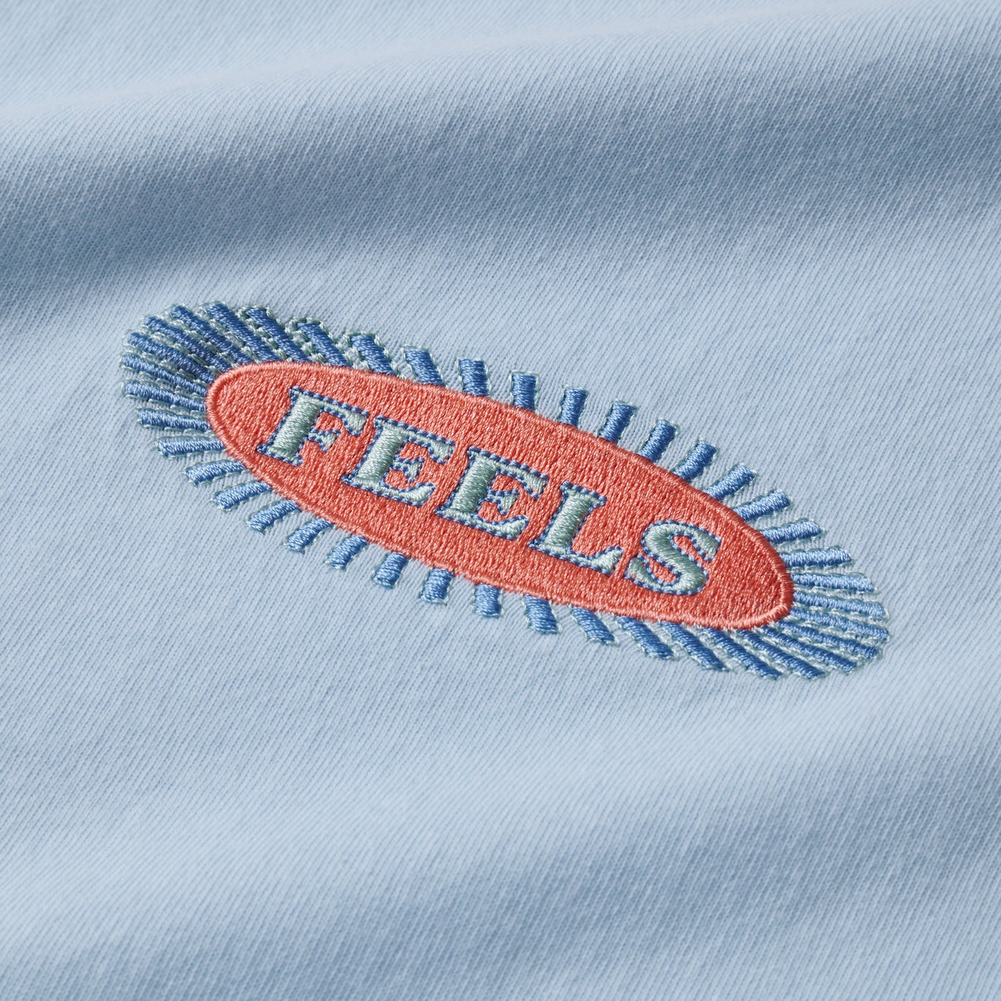 SIGNATURE STITCH T-SHIRT LIGHT BLUE