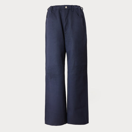 SUEDE TOUCH PANTS NAVY