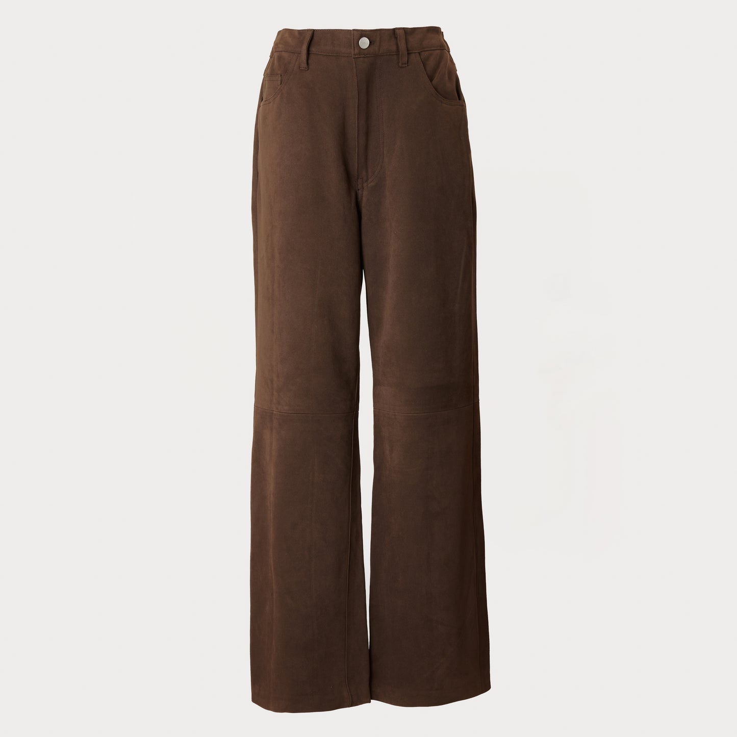 SUEDE TOUCH PANTS BROWN