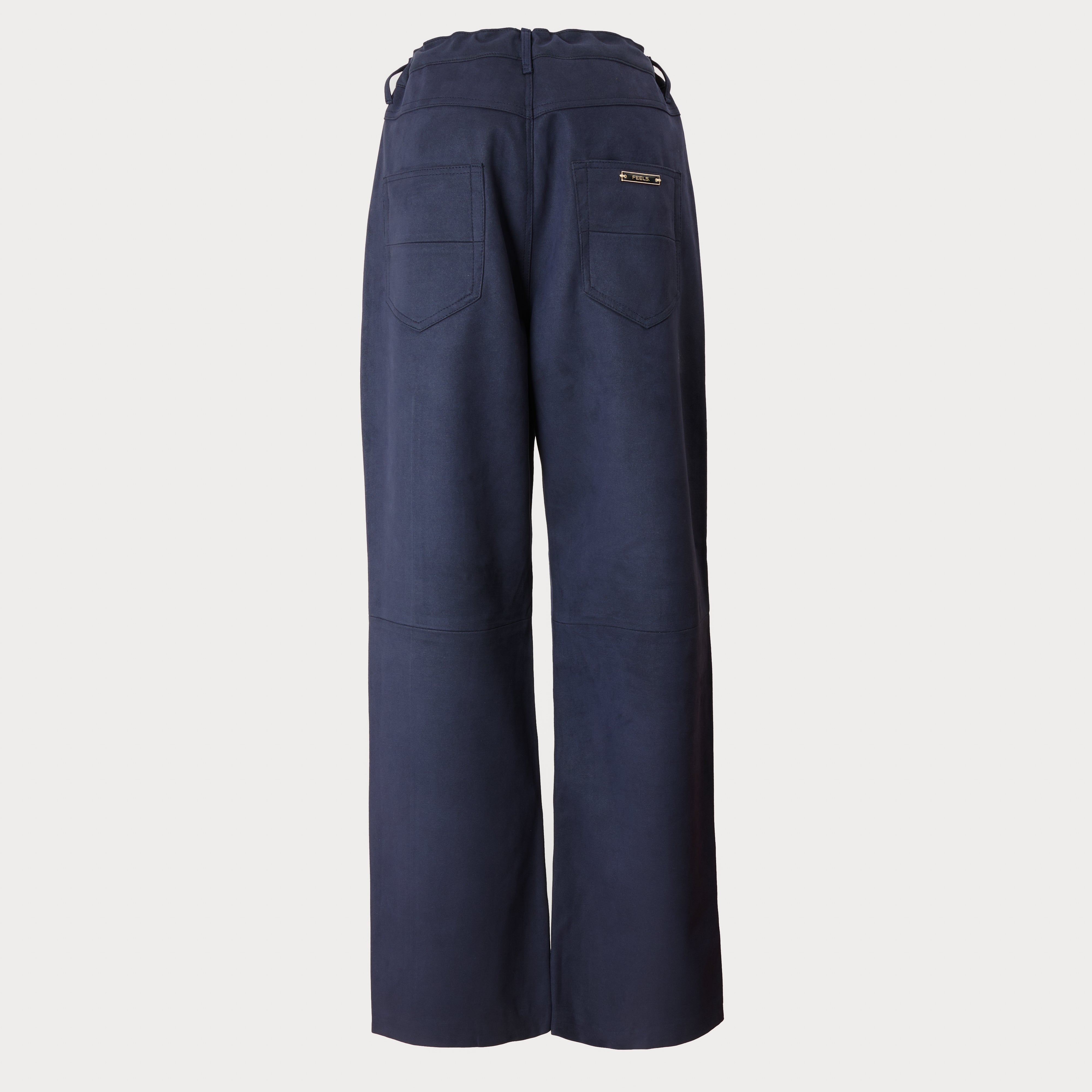 SUEDE TOUCH PANTS NAVY – FEELS.