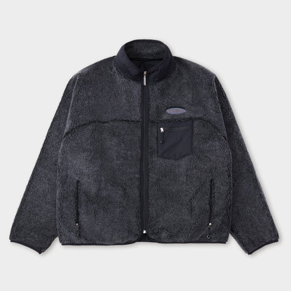 BOA FLEECE ZIP JACKET ASH BLACK