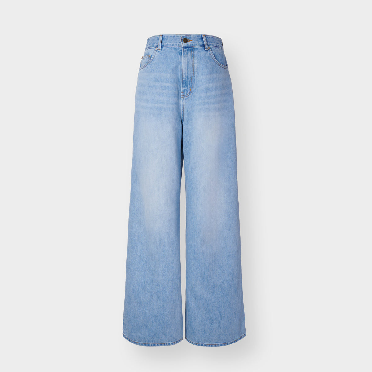 WIDE STRAIGHT DENIM ICE BLUE – FEELS