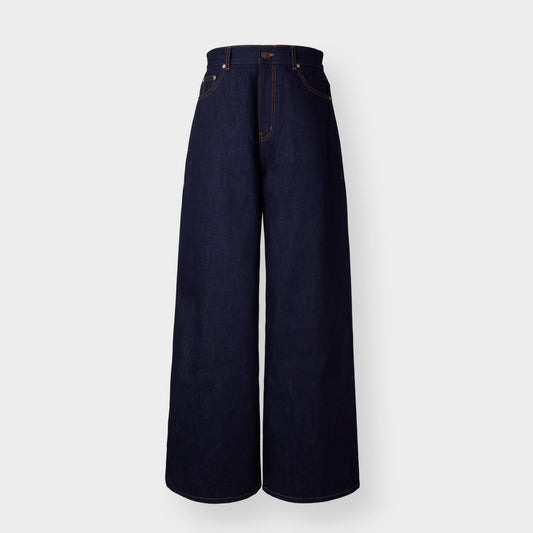 WIDE STRAIGHT DENIM INDIGO