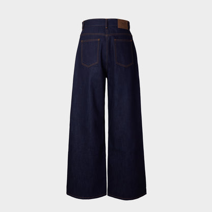 WIDE STRAIGHT DENIM INDIGO