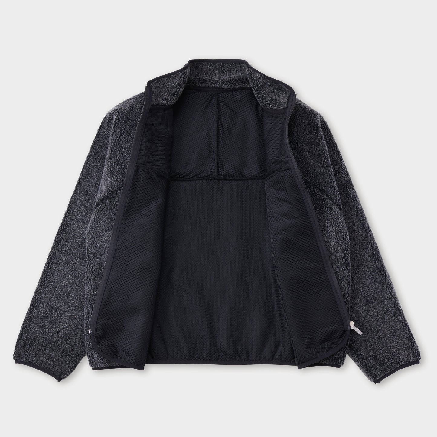 BOA FLEECE ZIP JACKET ASH BLACK