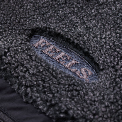 BOA FLEECE ZIP JACKET ASH BLACK