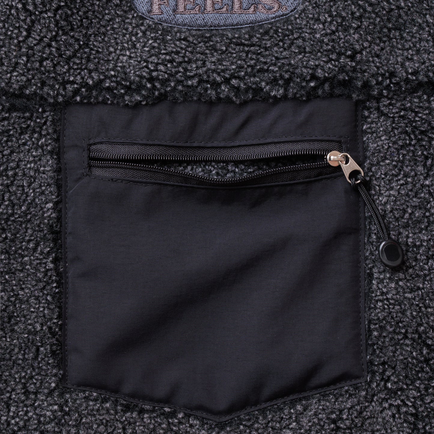 BOA FLEECE ZIP JACKET ASH BLACK