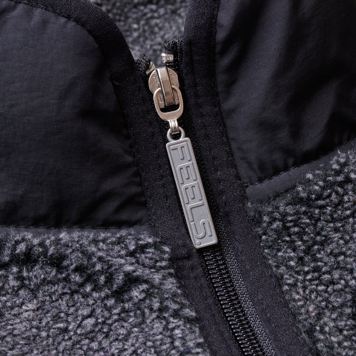 BOA FLEECE ZIP JACKET ASH BLACK