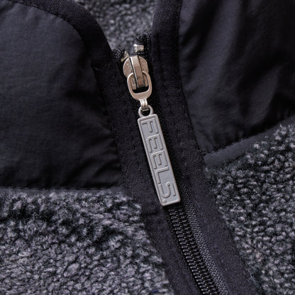 BOA FLEECE ZIP JACKET ASH BLACK