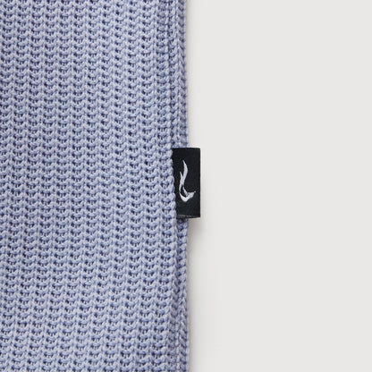 THERMAL ZIP UP HOODIE  LIGHT BLUE