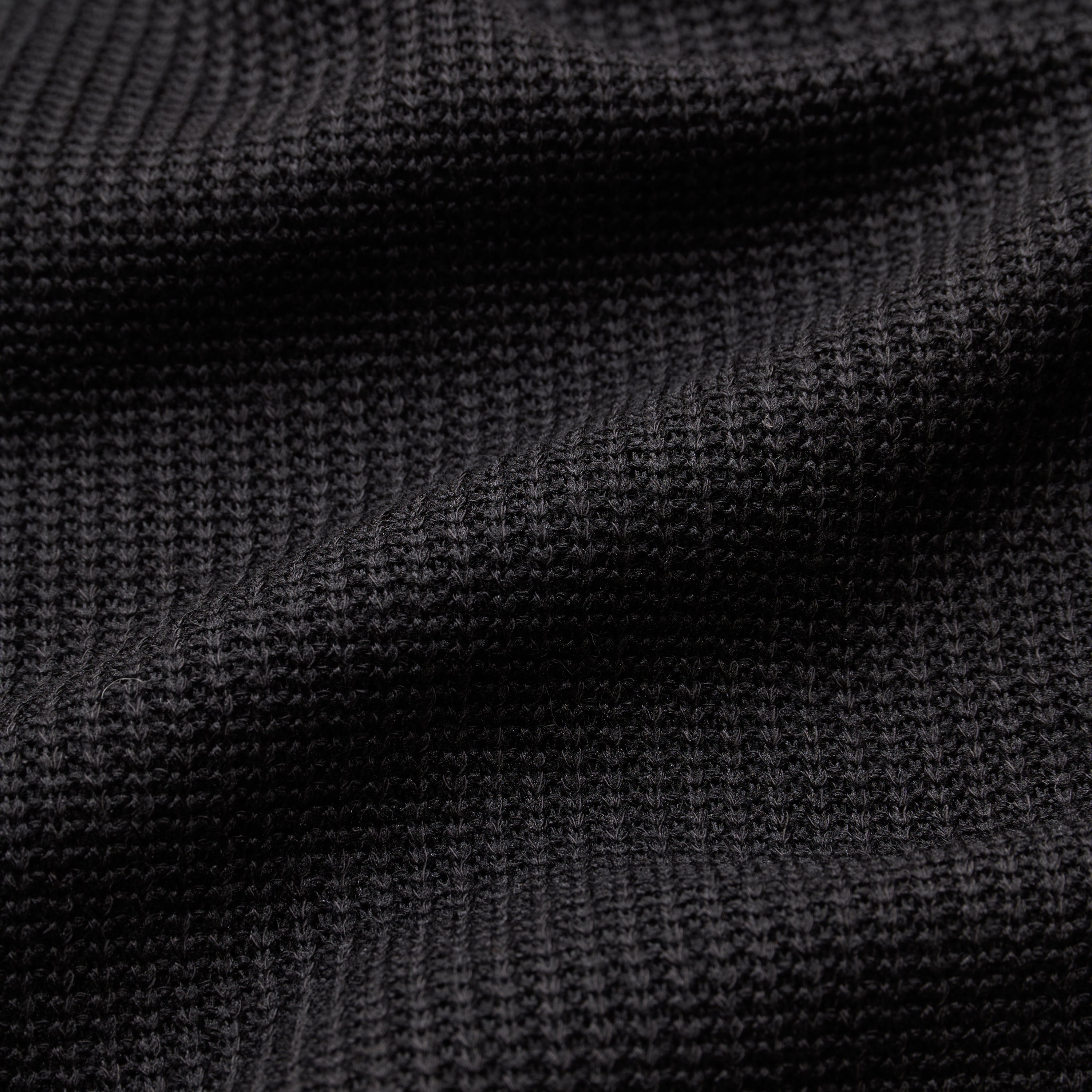 THERMAL ZIP UP HOODIE BLACK – FEELS.