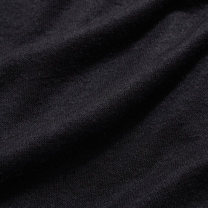 RAYON ZIP UP HOODIE BLACK