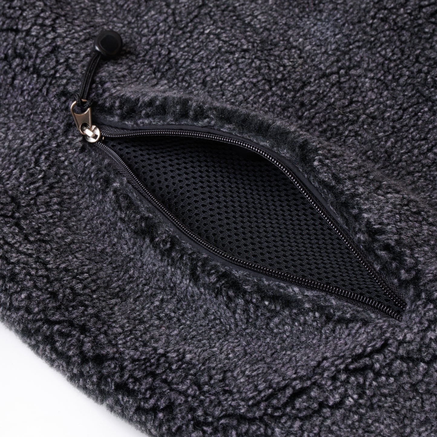 BOA FLEECE ZIP JACKET ASH BLACK