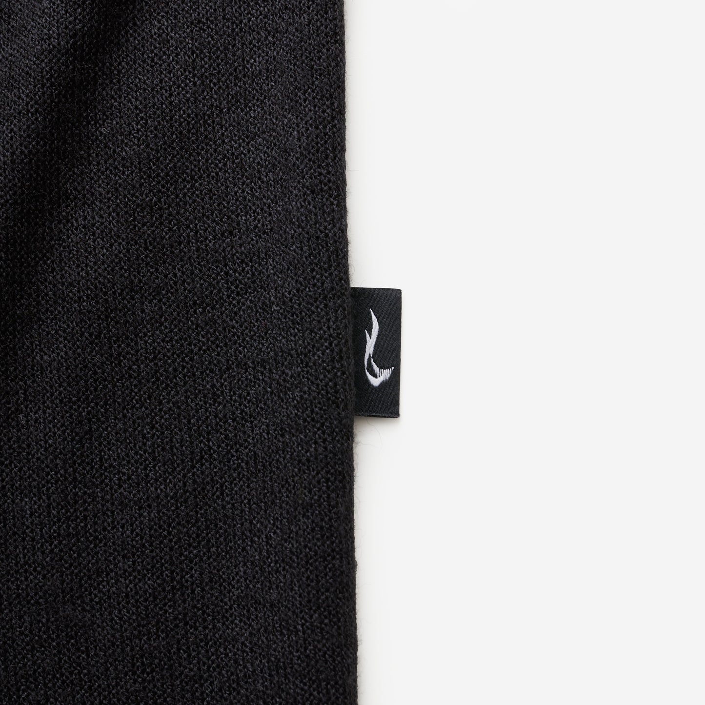 RAYON ZIP UP HOODIE BLACK
