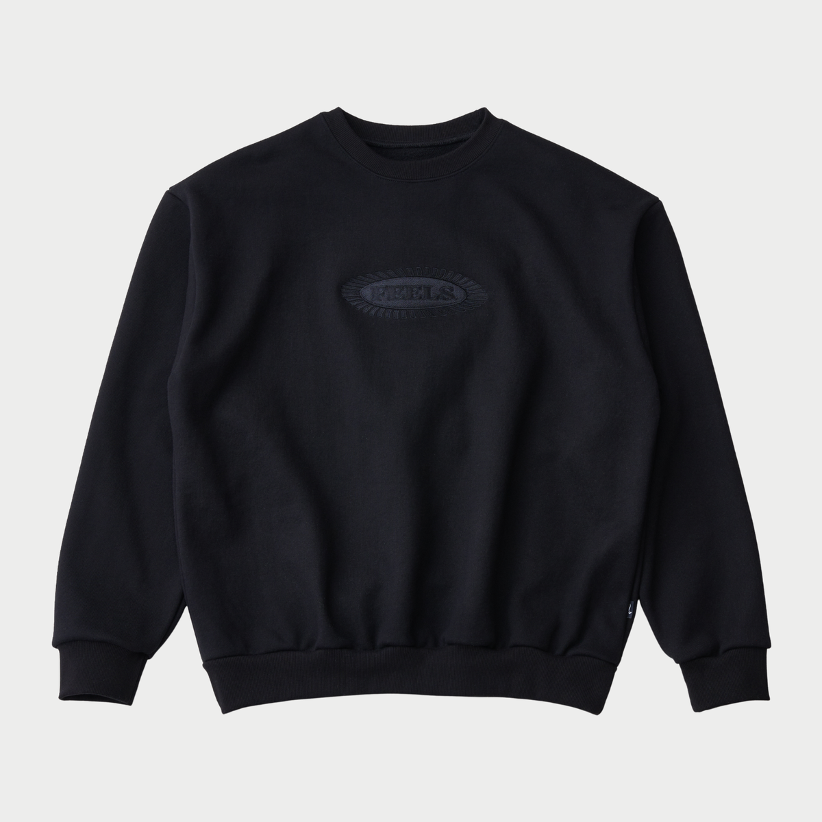CREWNECK SWEATSHIRT BLACK – FEELS.