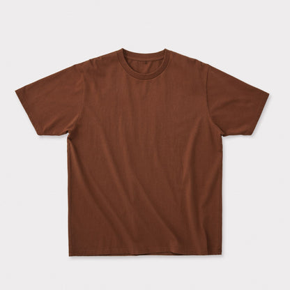 LOVE ICON PRINT T-SHIRT BROWN