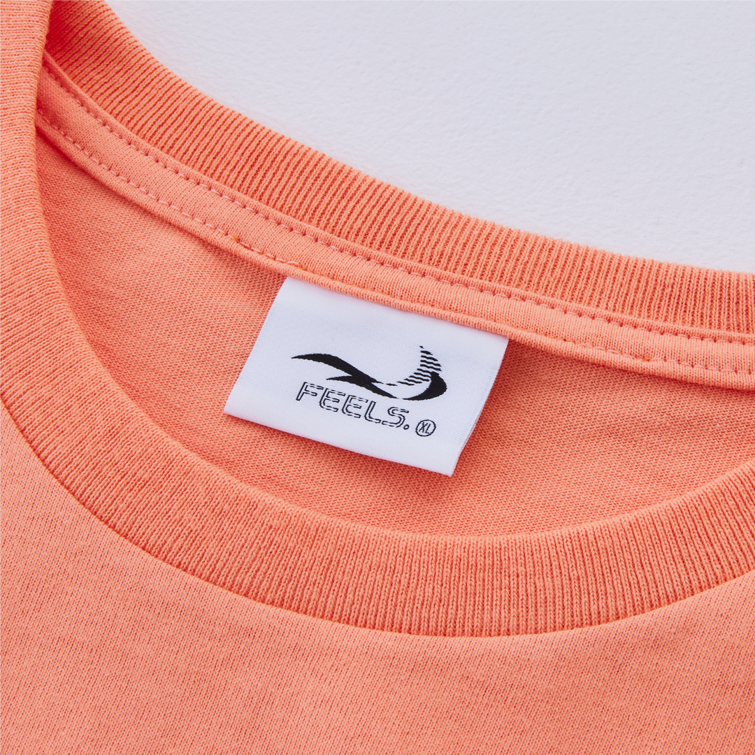 CLASSIC COLORED T-SHIRT CORAL ORANGE