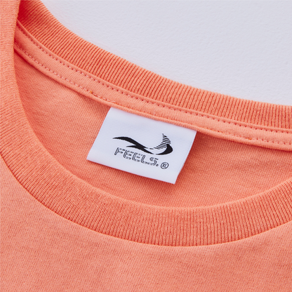 CLASSIC COLORED T-SHIRT CORAL ORANGE