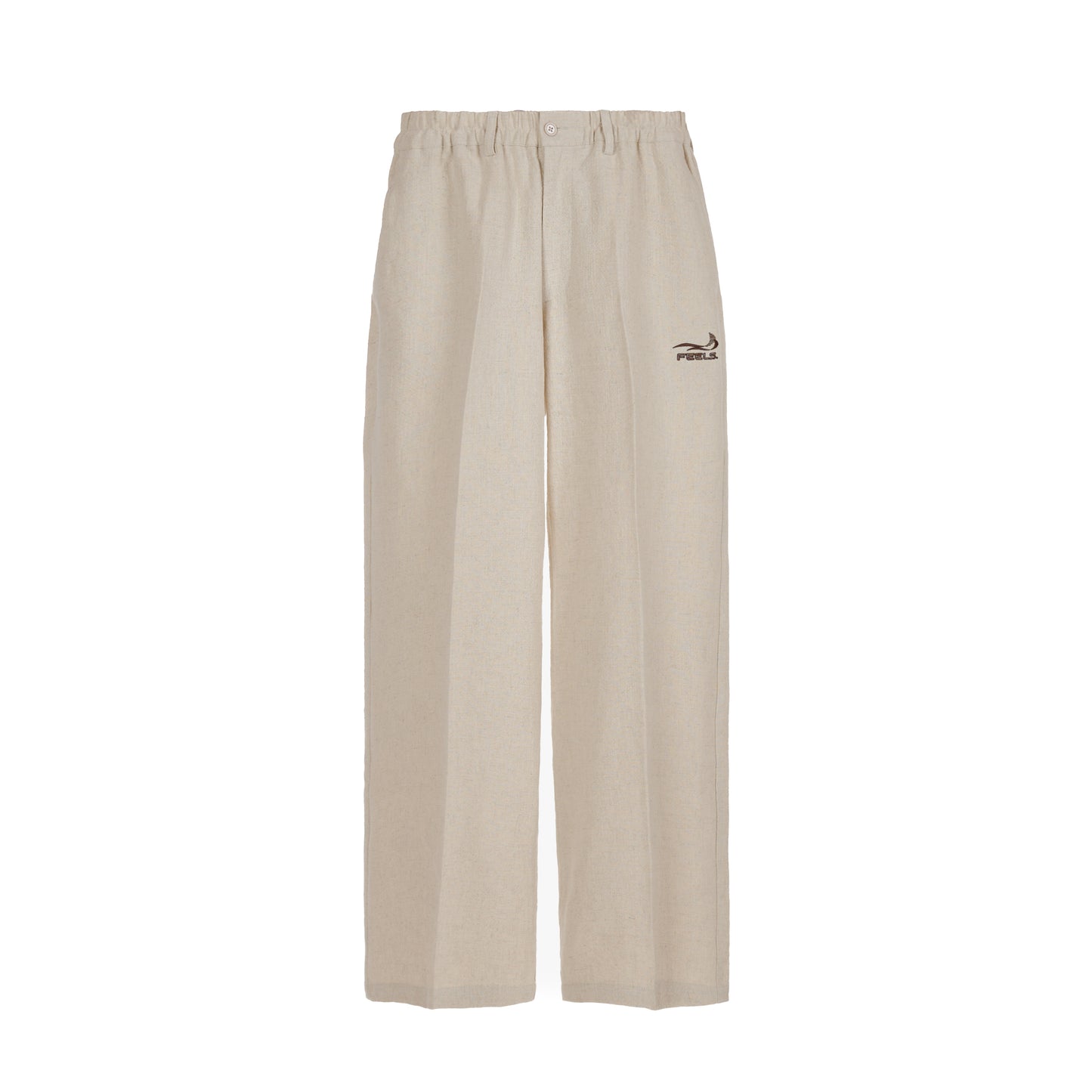 LINEN SLACKS BEIGE