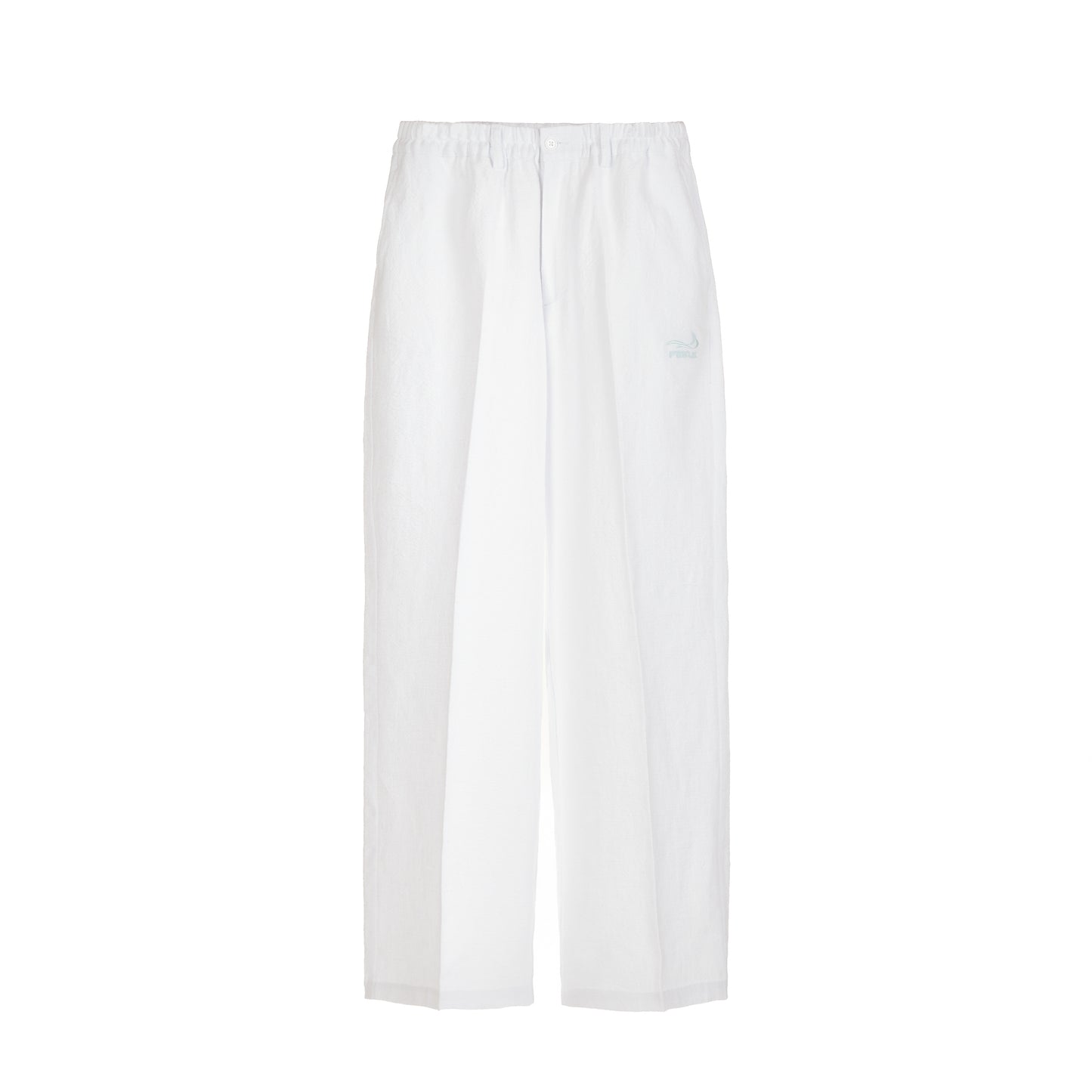 LINEN SLACKS WHITE