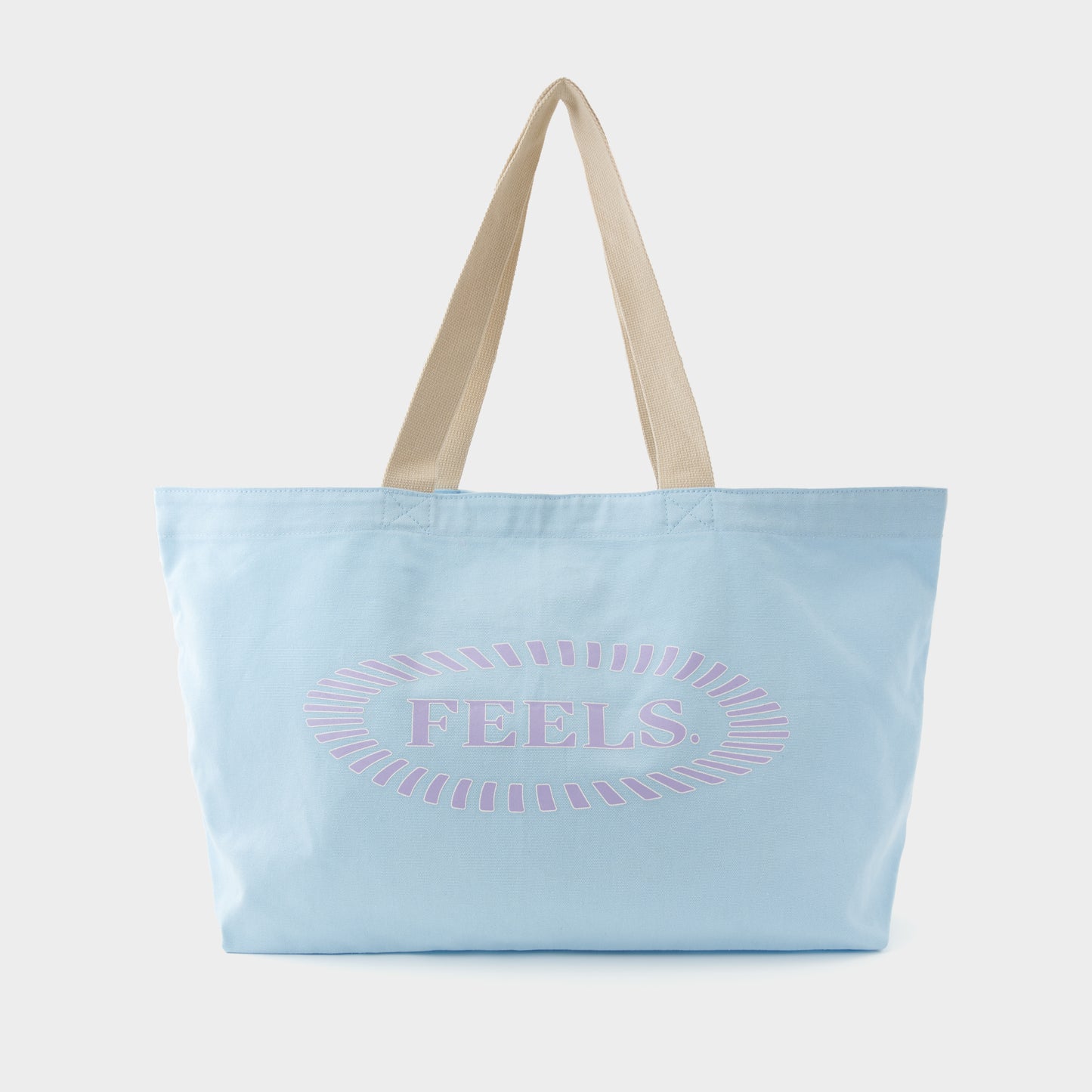 CANVAS TOTE BAG LIGHT BLUE
