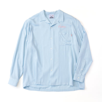 RAYON SHIRT LIGHT BLUE "DRESS CODE LINE"