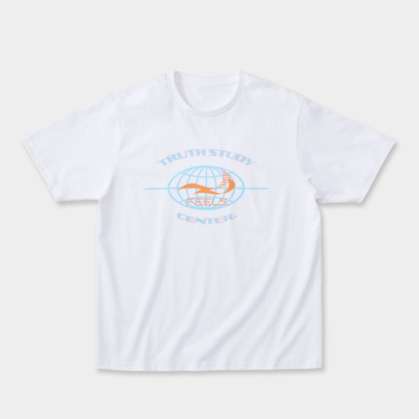 GLOBE LOGO PRINT T-SHIRT WHITE