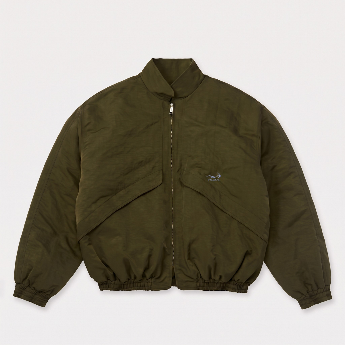 BAGGY BOMBER JACKET OLIVE